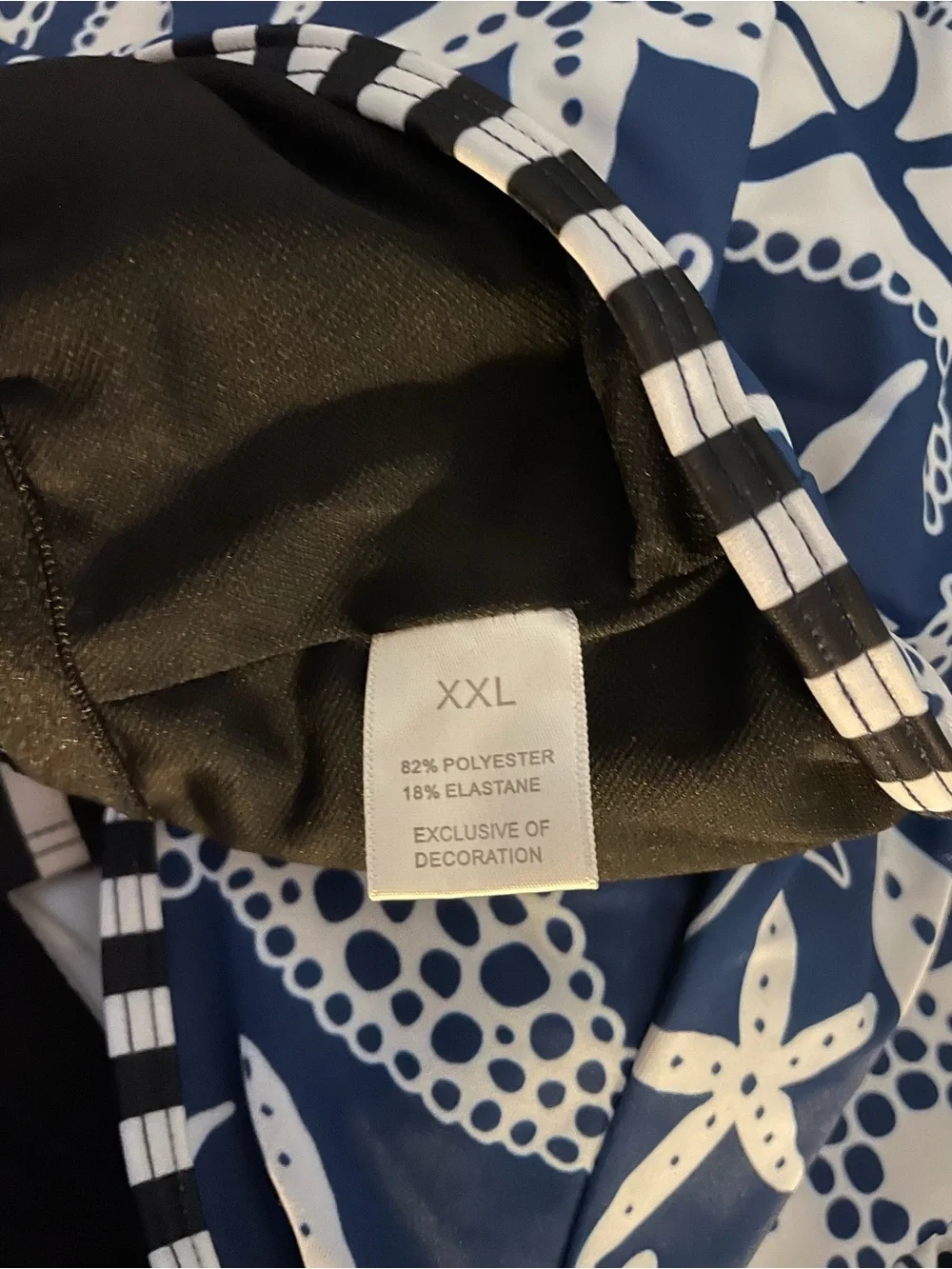 N/A navy tankini